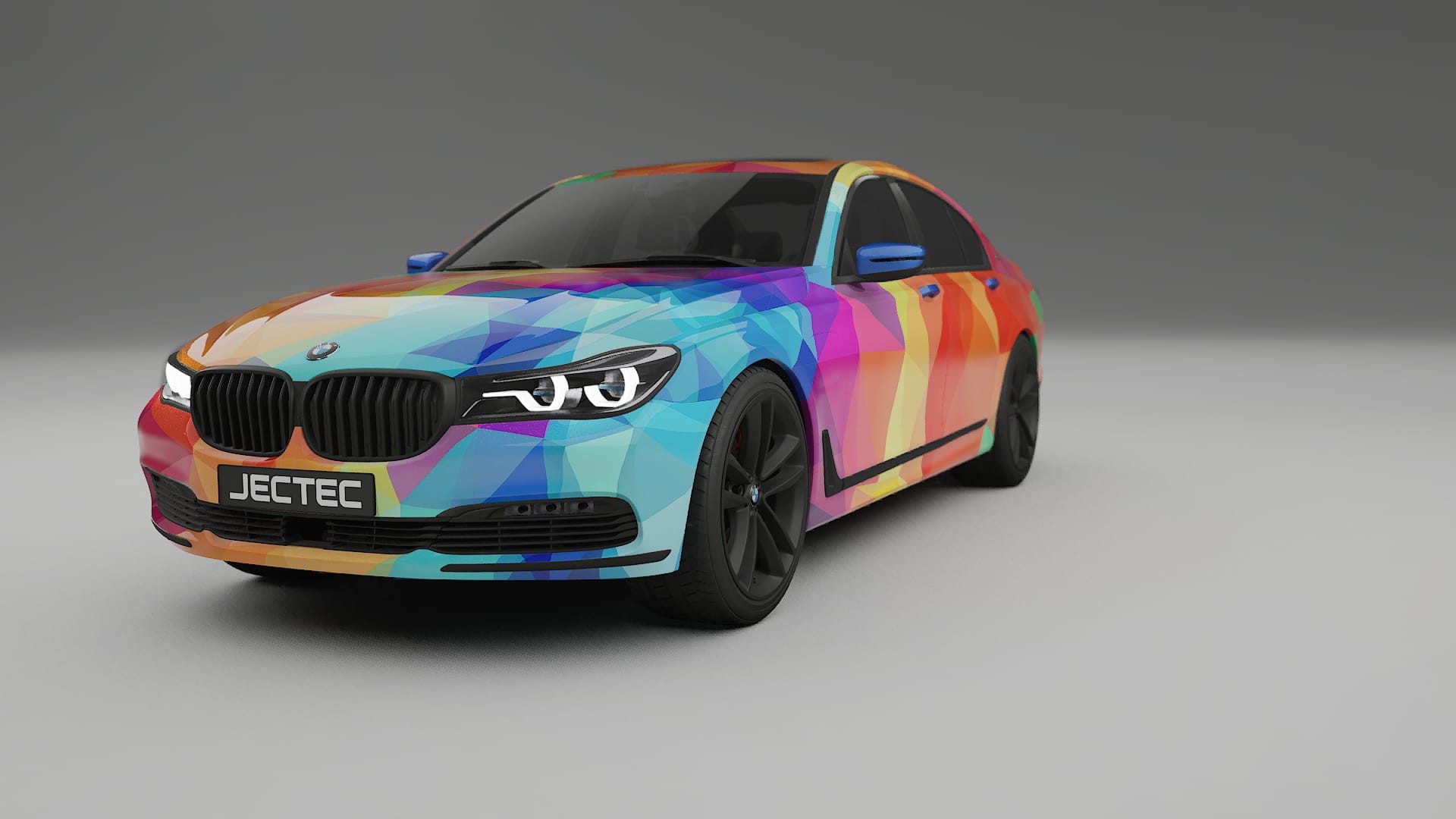 BMW 7 G11 G12 facelift LCI VECTOR VIBE – Kit Wrap PPF Personalizado em Filme de Poliuretano Imprimível