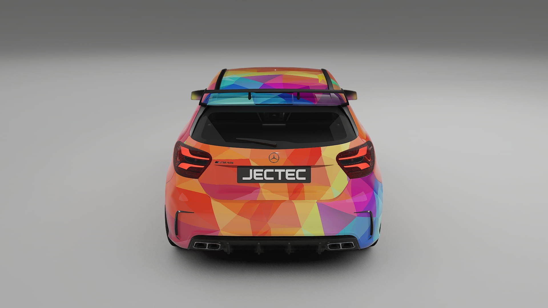 Mercedes A45 AMG W176 VECTOR VIBE – Kit Wrap PPF Personalizado em Filme de Poliuretano Imprimível
