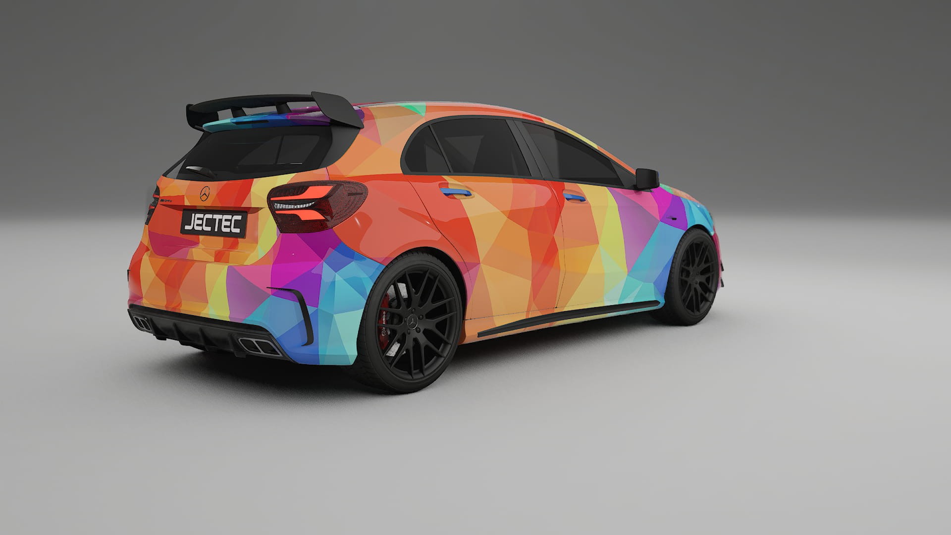 Mercedes A45 AMG W176 VECTOR VIBE – Kit Wrap PPF Personalizado em Filme de Poliuretano Imprimível