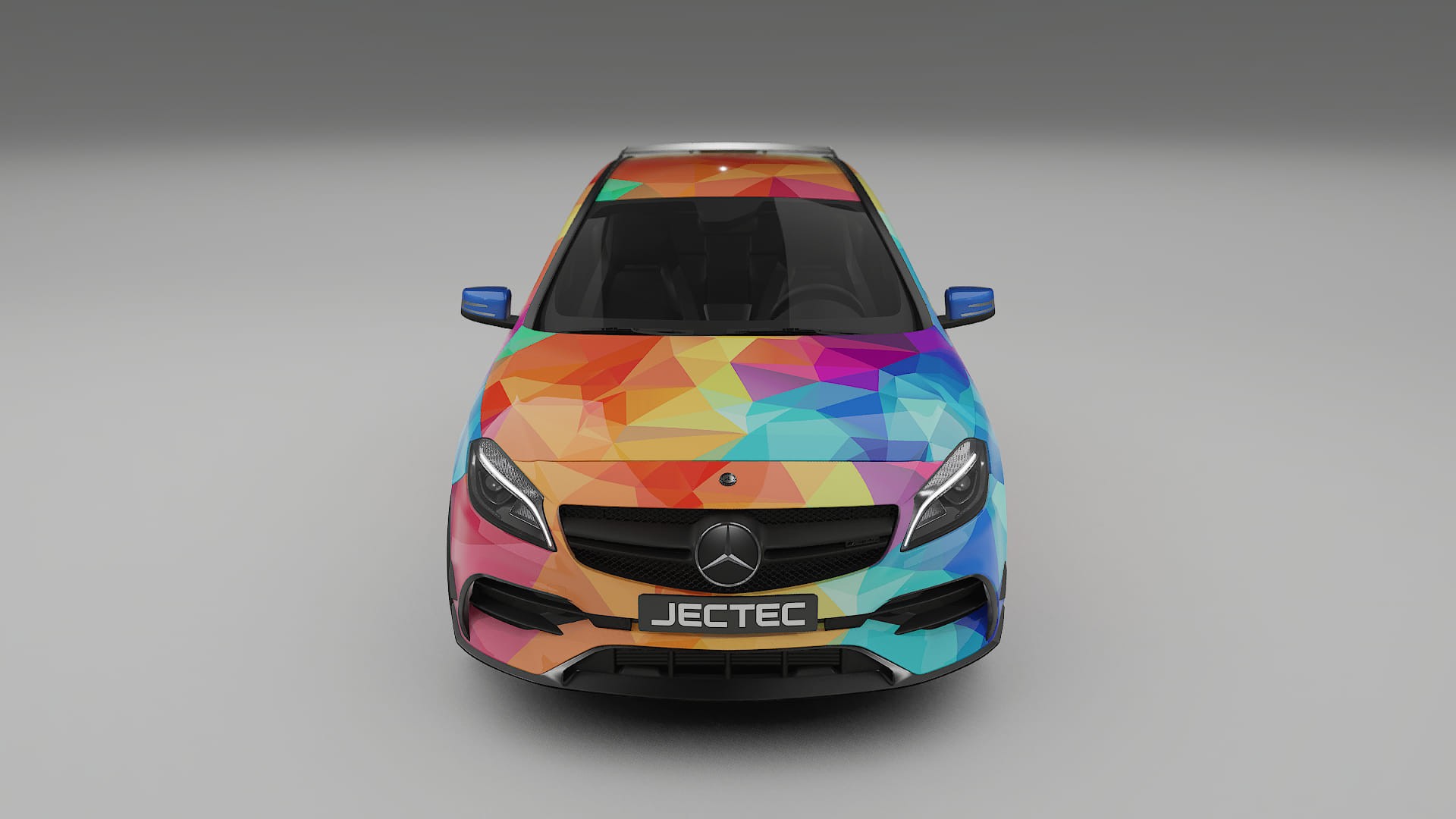 Mercedes A45 AMG W176 VECTOR VIBE – Kit Wrap PPF Personalizado em Filme de Poliuretano Imprimível