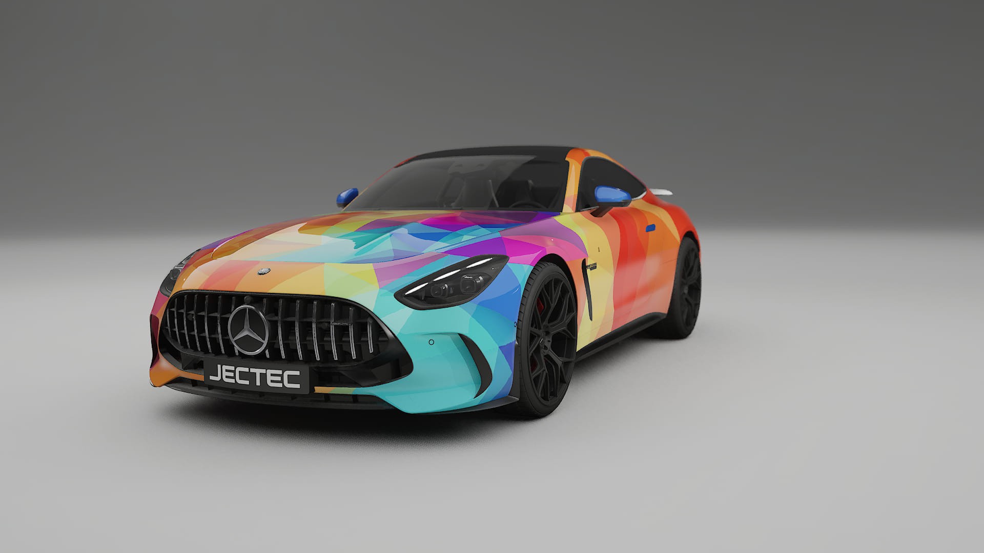 Mercedes AMG GT Coupe C192 VECTOR VIBE – Kit Wrap PPF Personalizado em Filme de Poliuretano Imprimível