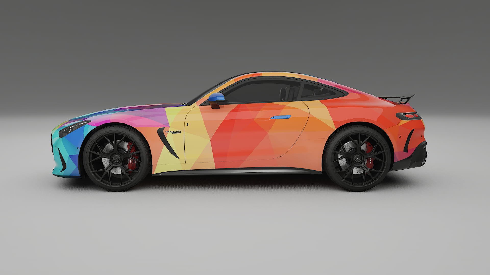 Mercedes AMG GT Coupe C192 VECTOR VIBE – Kit Wrap PPF Personalizado em Filme de Poliuretano Imprimível