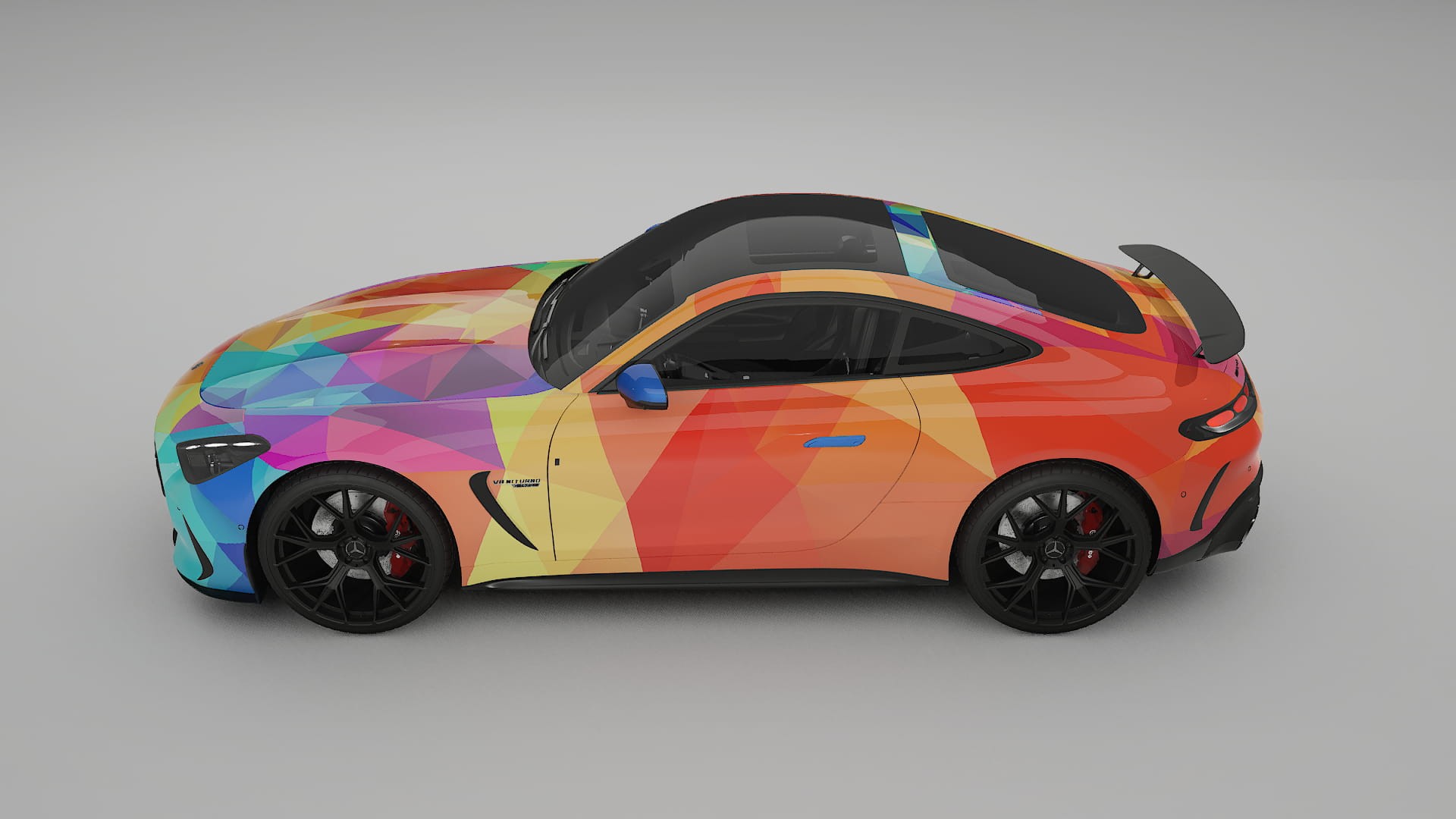 Mercedes AMG GT Coupe C192 VECTOR VIBE – Kit Wrap PPF Personalizado em Filme de Poliuretano Imprimível