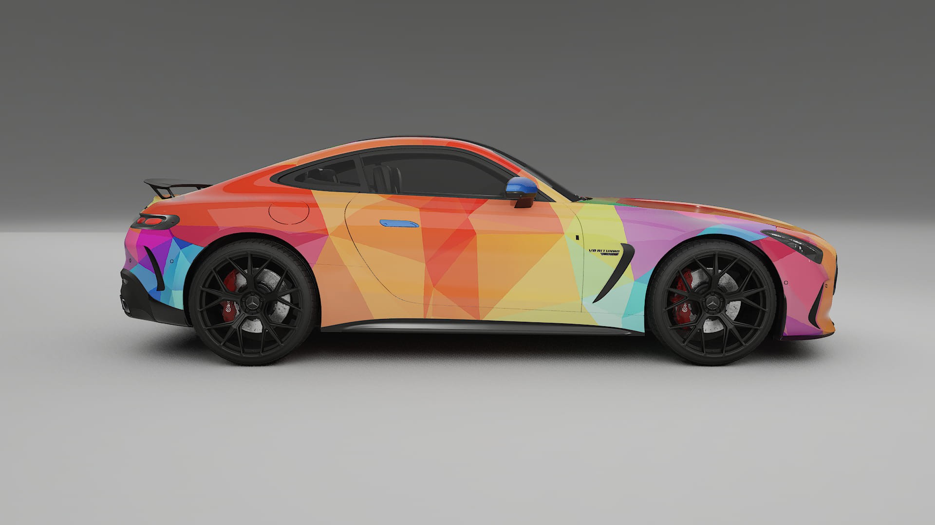 Mercedes AMG GT Coupe C192 VECTOR VIBE – Kit Wrap PPF Personalizado em Filme de Poliuretano Imprimível