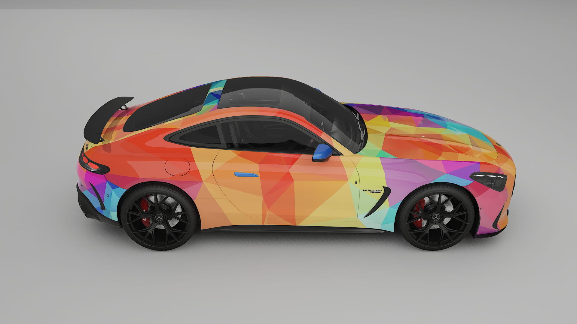Mercedes AMG GT Coupe C192 VECTOR VIBE – Kit Wrap PPF Personalizado em Filme de Poliuretano Imprimível