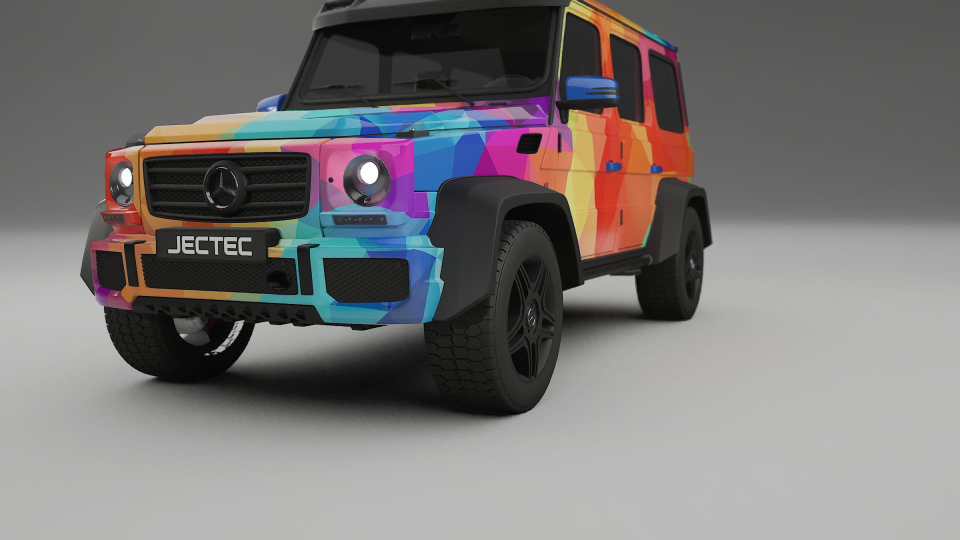 Mercedes G-class 4x4 W463 VECTOR VIBE – Kit Wrap PPF Personalizado em Filme de Poliuretano Imprimível