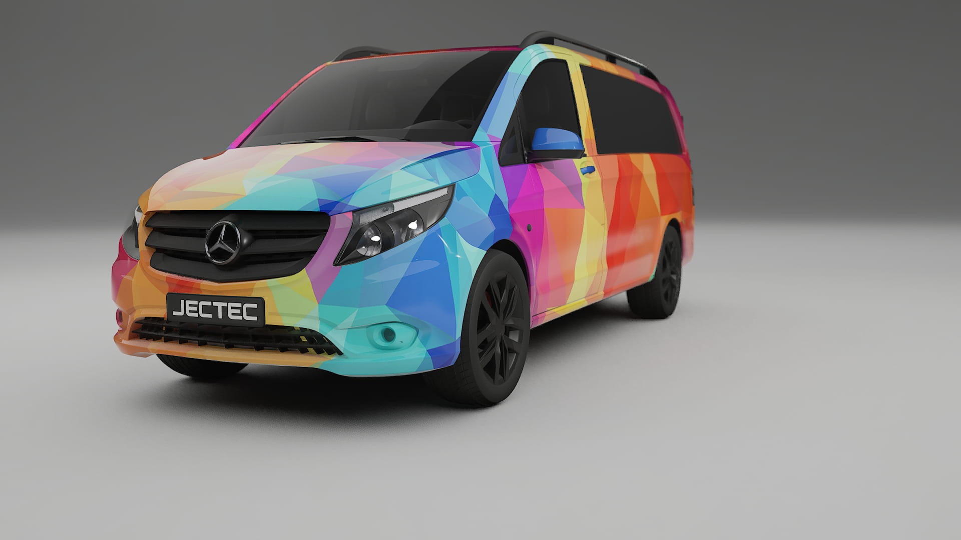 Mercedes Vito Short W447 prefacelift pre-LCI VECTOR VIBE – Kit Wrap PPF Personalizado em Filme de Poliuretano Imprimível
