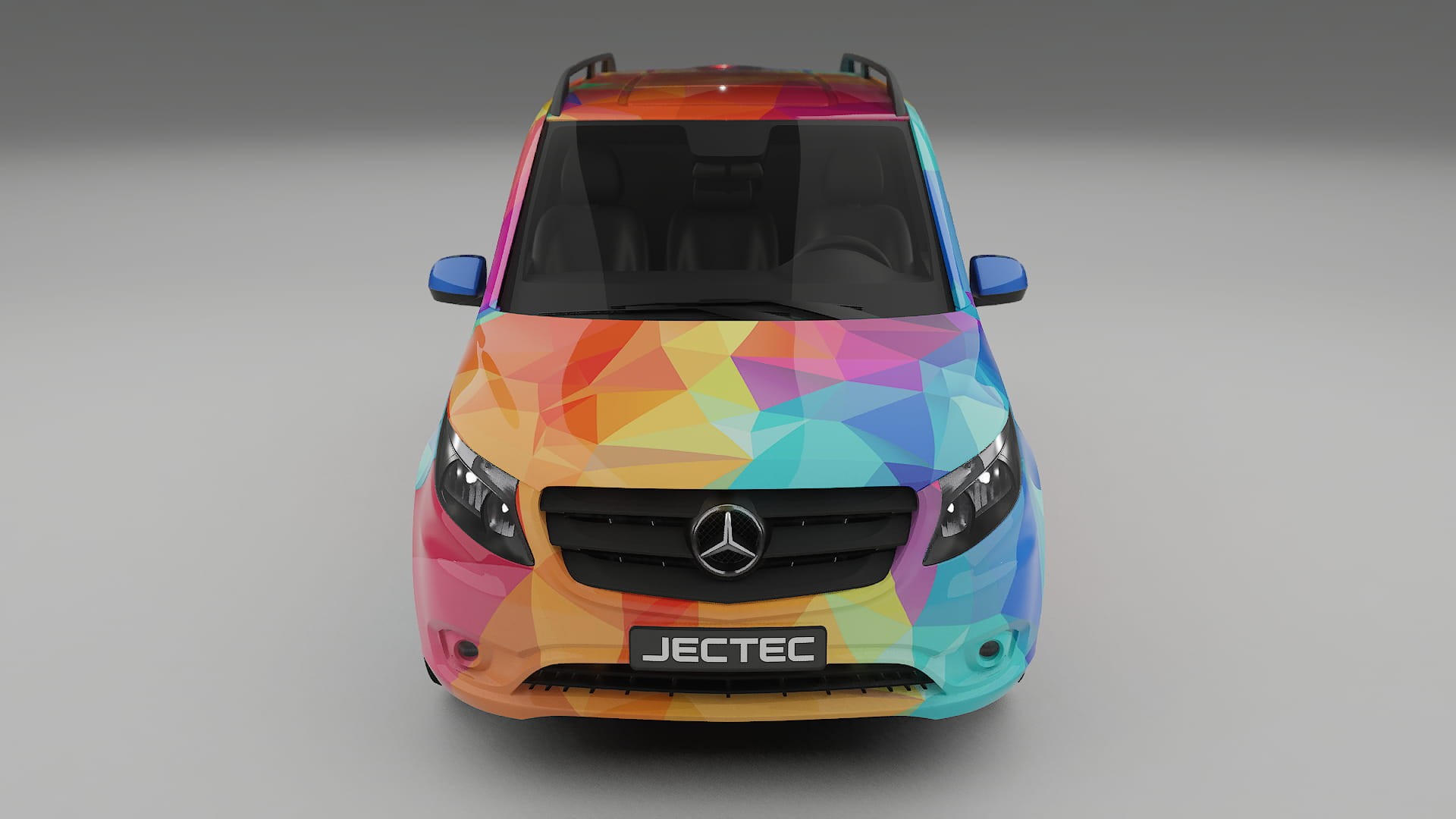 Mercedes Vito Short W447 prefacelift pre-LCI VECTOR VIBE – Kit Wrap PPF Personalizado em Filme de Poliuretano Imprimível