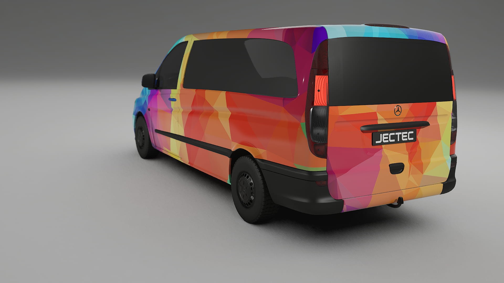 Mercedes Vito Short W639 facelift LCI VECTOR VIBE – Kit Wrap PPF Personalizado em Filme de Poliuretano Imprimível