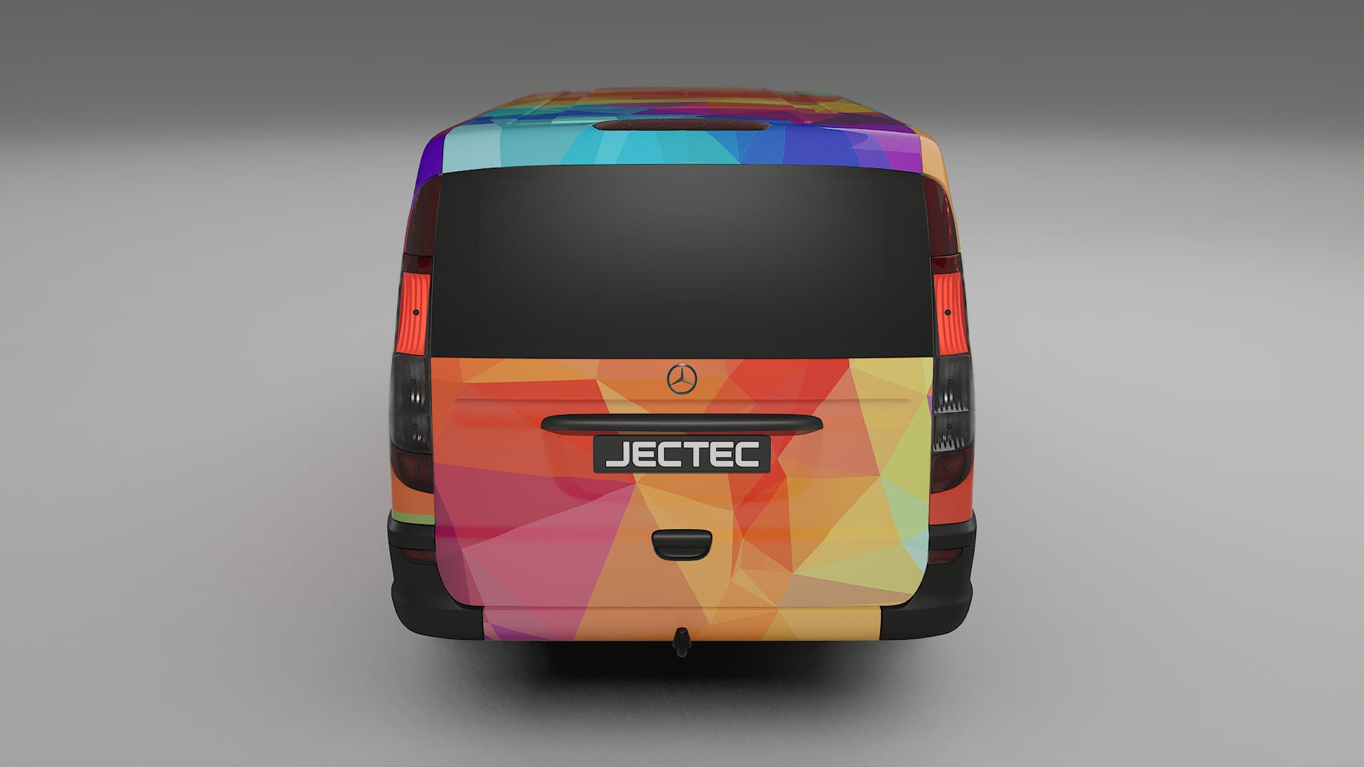 Mercedes Vito Short W639 facelift LCI VECTOR VIBE – Kit Wrap PPF Personalizado em Filme de Poliuretano Imprimível