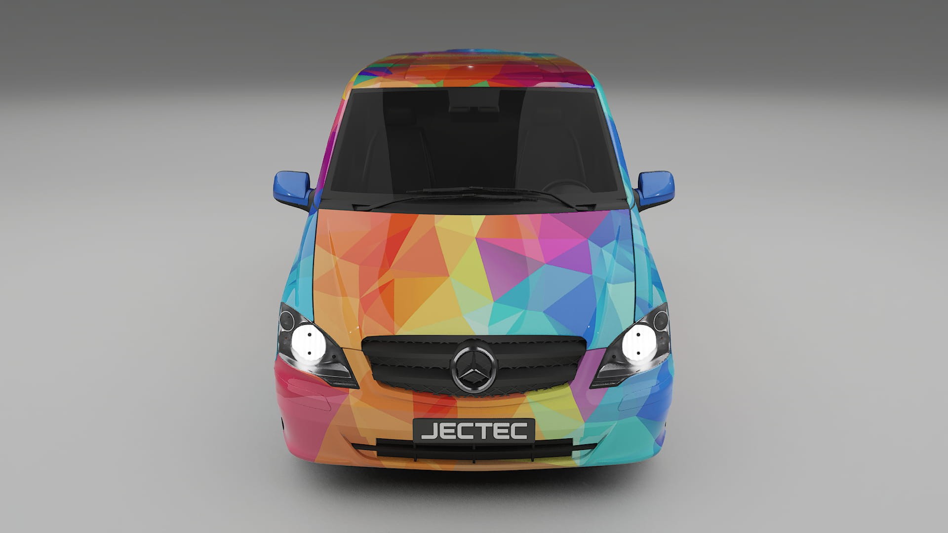 Mercedes Vito Short W639 facelift LCI VECTOR VIBE – Kit Wrap PPF Personalizado em Filme de Poliuretano Imprimível