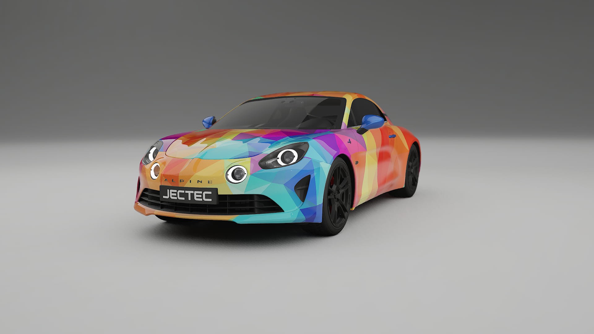 Renault Alpine A110 VECTOR VIBE – Kit Wrap PPF Personalizado em Filme de Poliuretano Imprimível