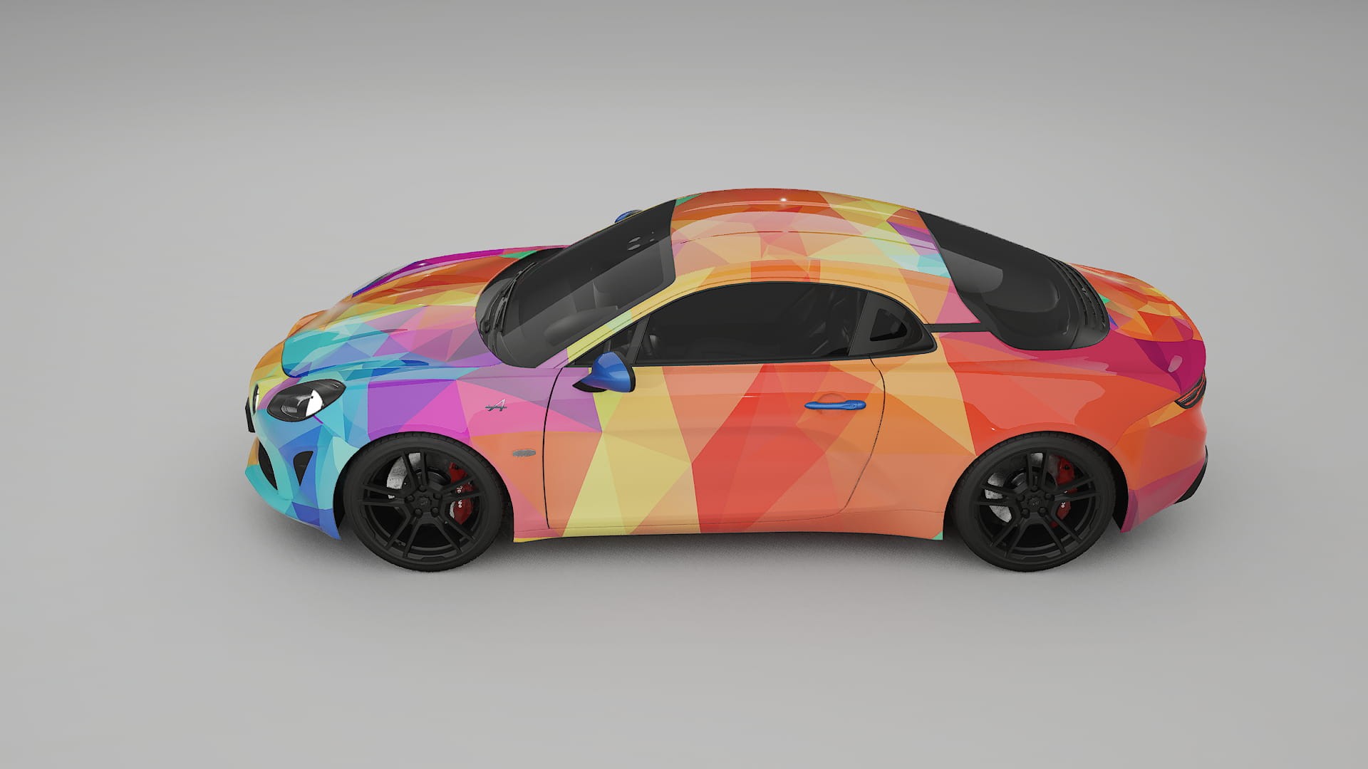 Renault Alpine A110 VECTOR VIBE – Kit Wrap PPF Personalizado em Filme de Poliuretano Imprimível