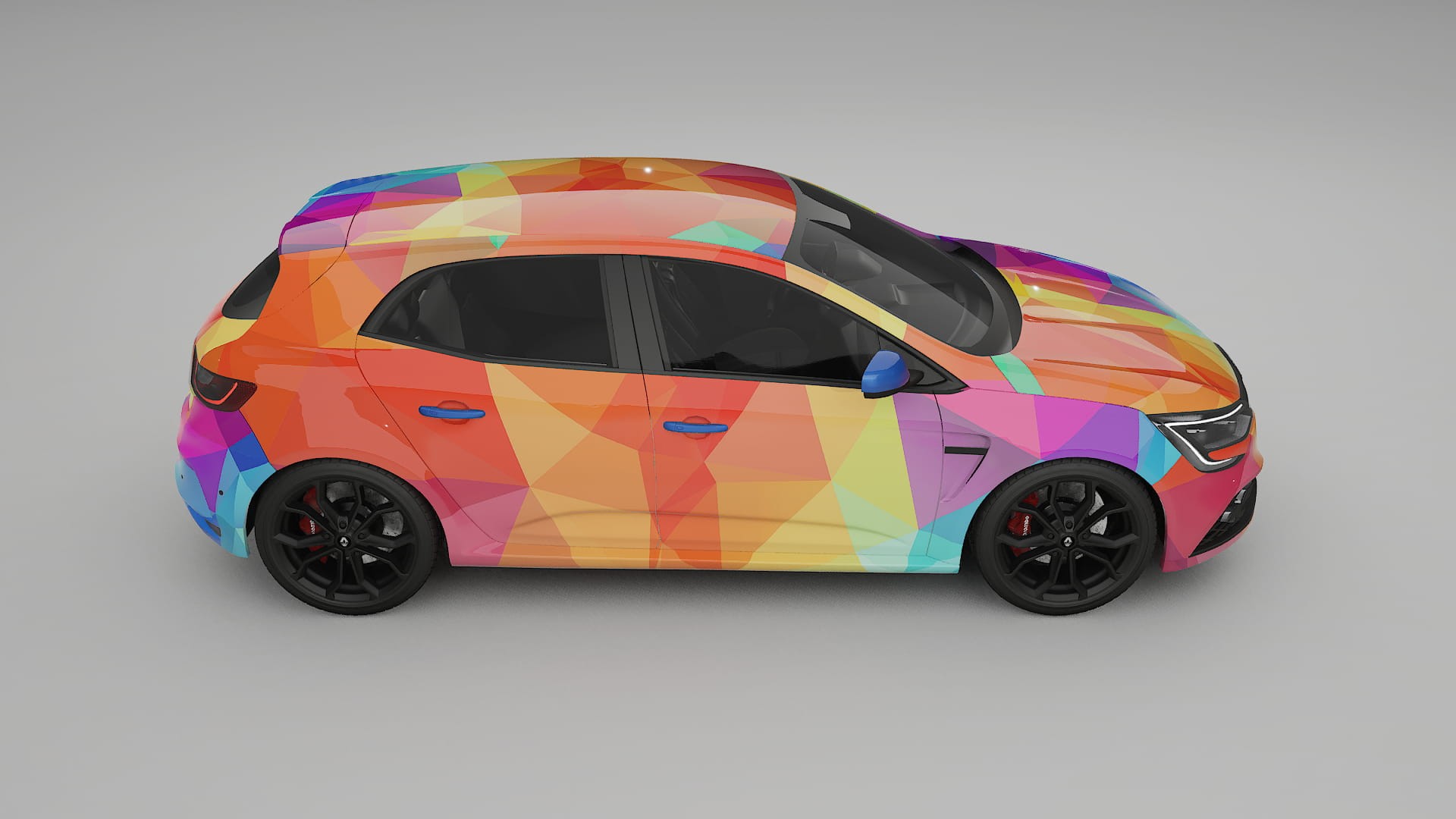 Renault Megane RS IV VECTOR VIBE – Kit Wrap PPF Personalizado em Filme de Poliuretano Imprimível