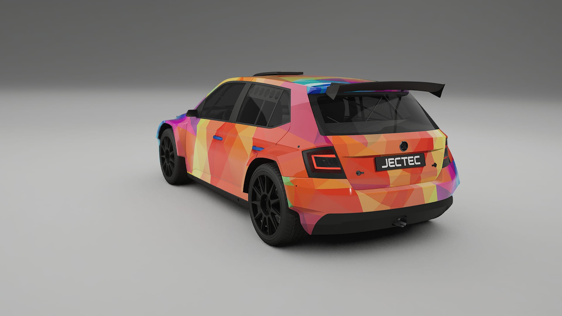 Škoda Fabia R5 6V VECTOR VIBE – Kit Wrap PPF Personalizado em Filme de Poliuretano Imprimível