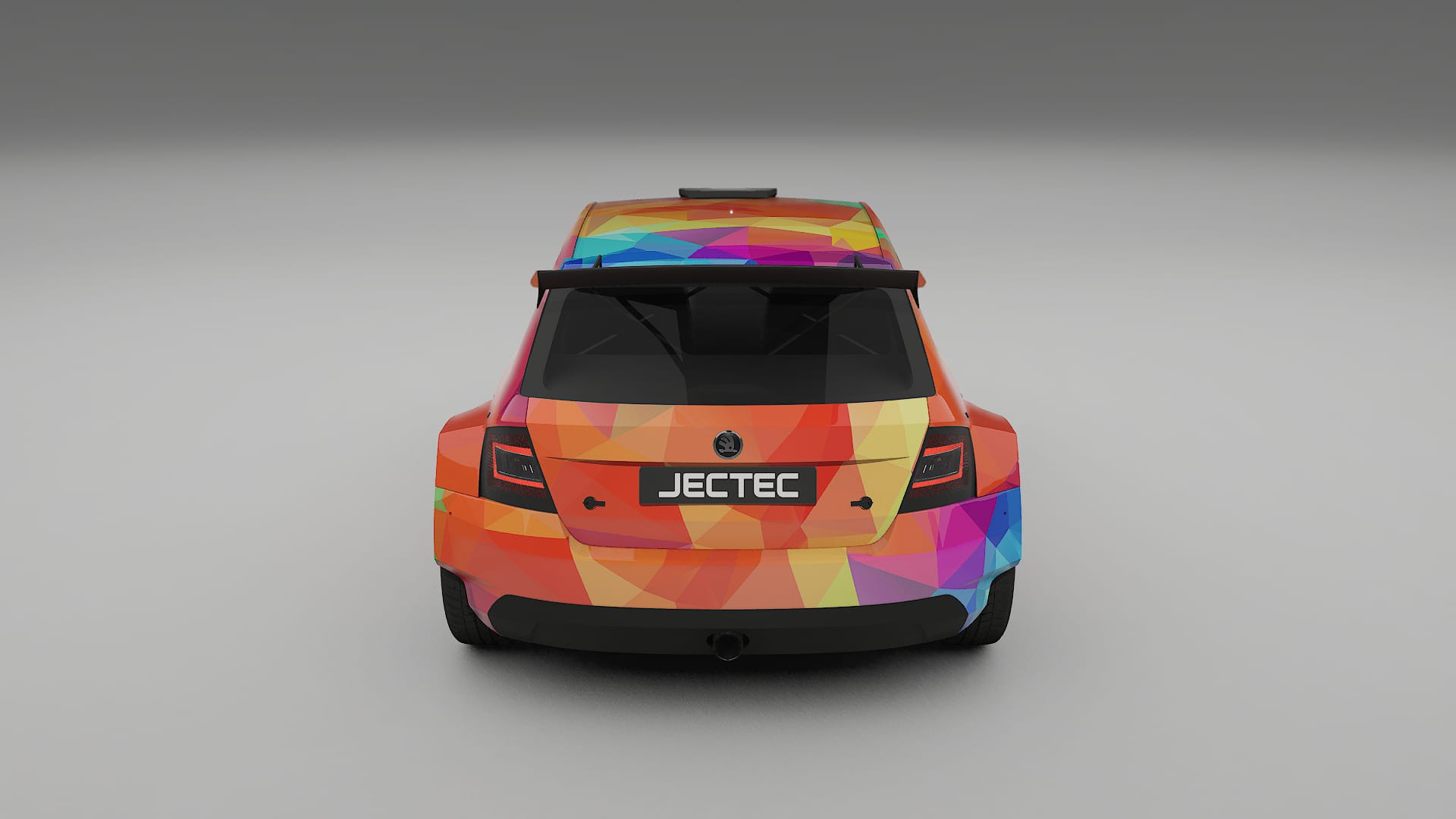 Škoda Fabia R5 6V VECTOR VIBE – Kit Wrap PPF Personalizado em Filme de Poliuretano Imprimível