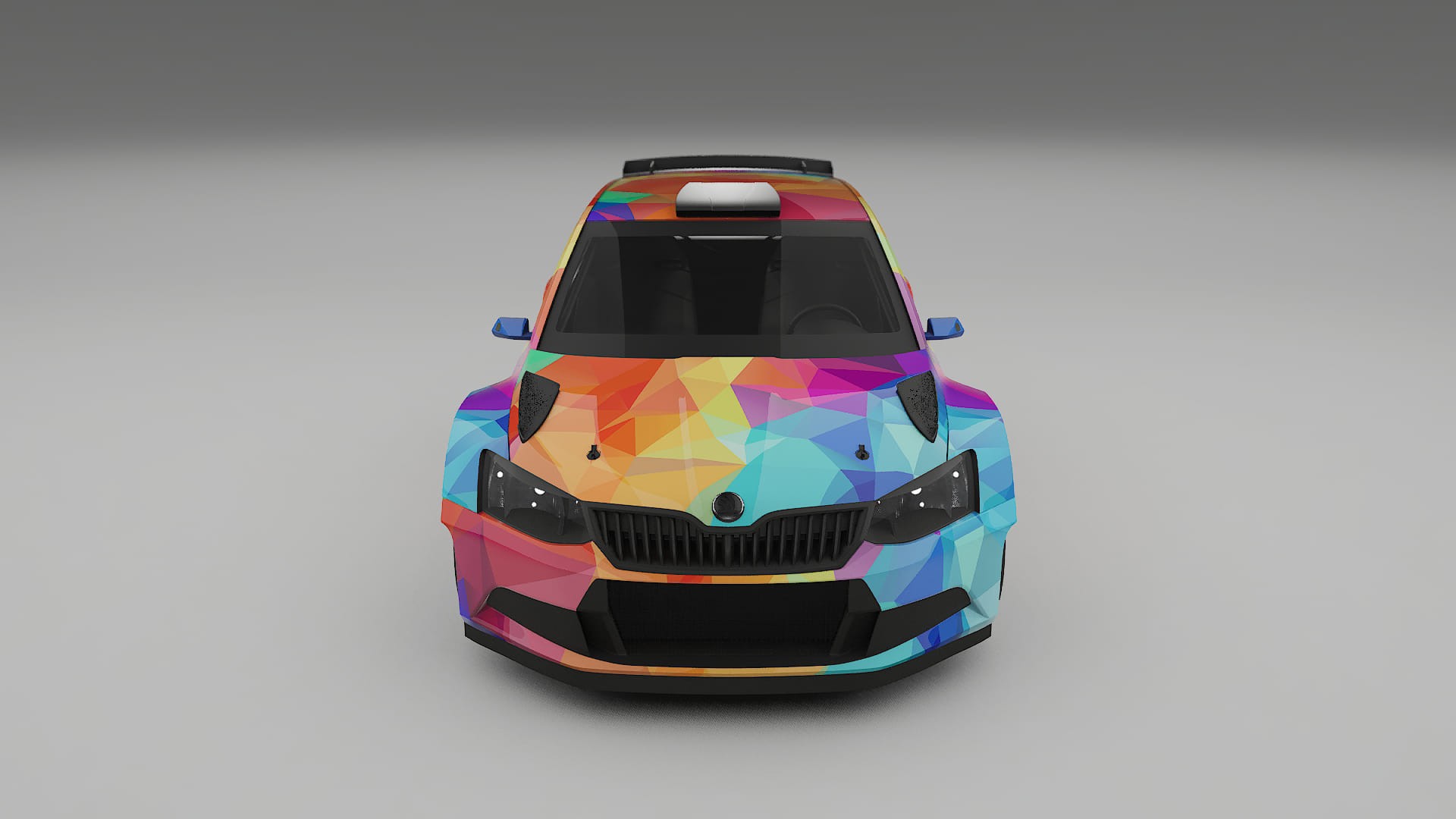 Škoda Fabia R5 6V VECTOR VIBE – Kit Wrap PPF Personalizado em Filme de Poliuretano Imprimível