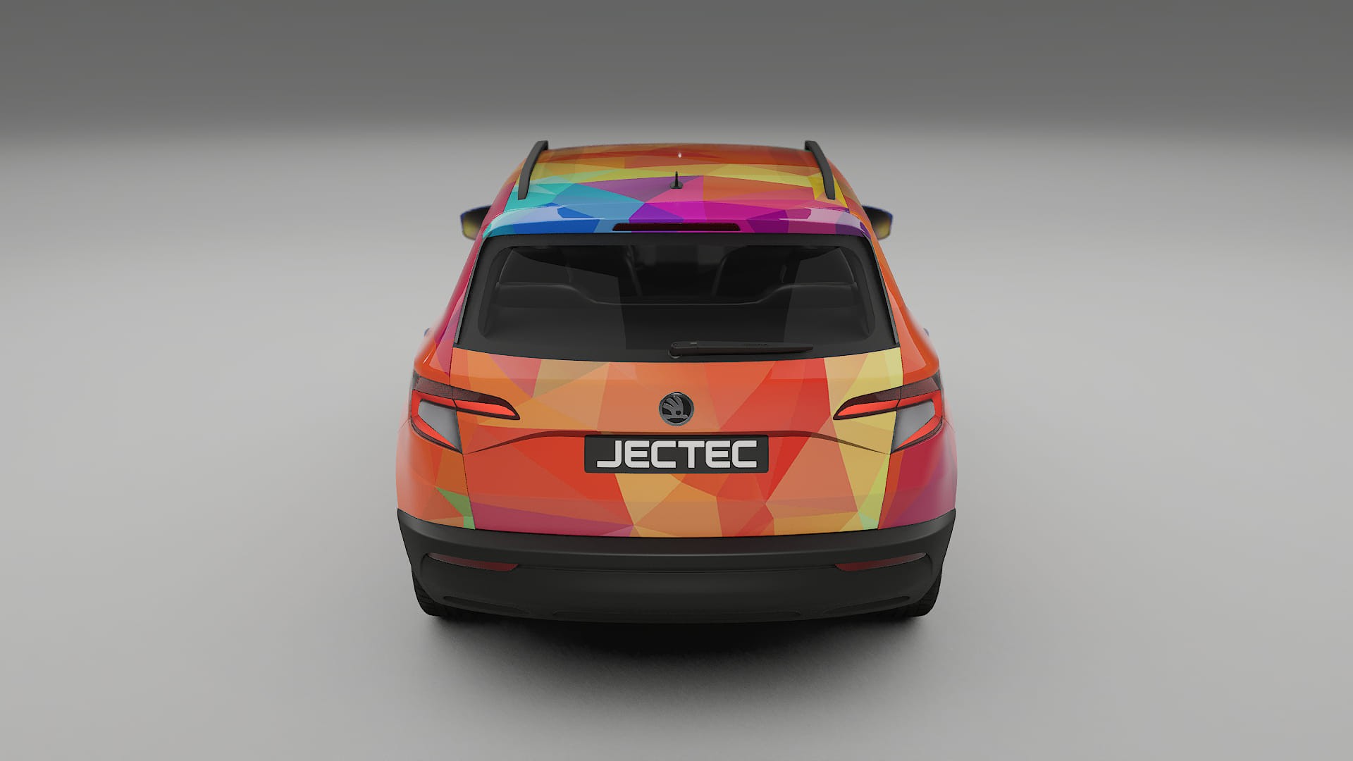 Škoda Karoq NU7 VECTOR VIBE – Kit Wrap PPF Personalizado em Filme de Poliuretano Imprimível