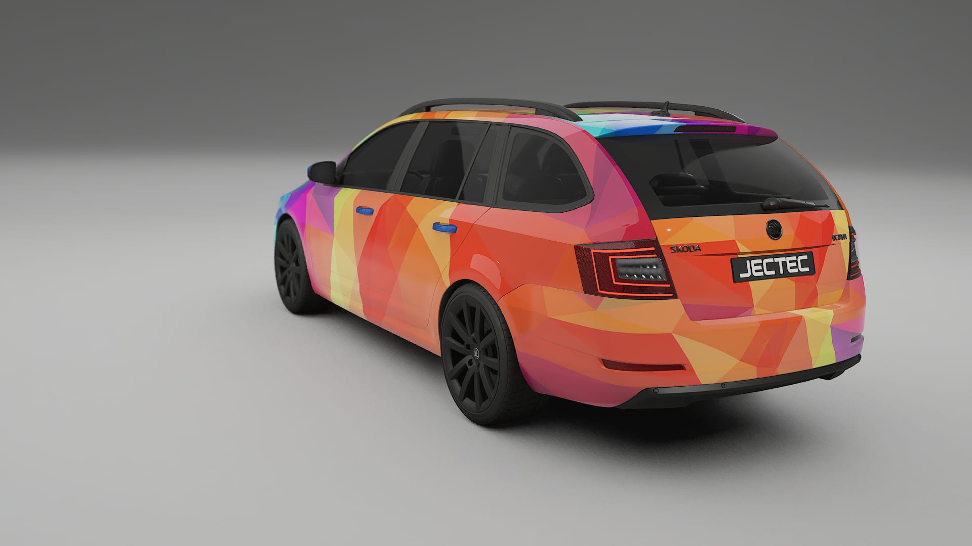 Škoda Octavia combi 5E VECTOR VIBE – Kit Wrap PPF Personalizado em Filme de Poliuretano Imprimível