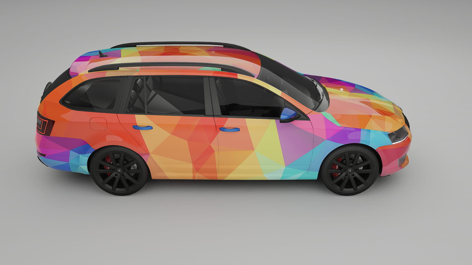Škoda Octavia combi 5E VECTOR VIBE – Kit Wrap PPF Personalizado em Filme de Poliuretano Imprimível