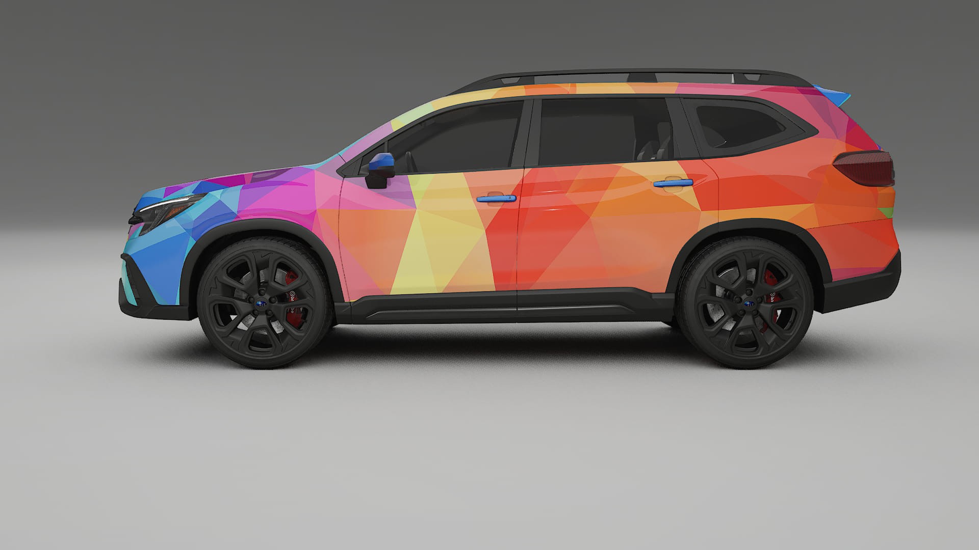 Subaru Ascent BT facelift LCI VECTOR VIBE – Kit Wrap PPF Personalizado em Filme de Poliuretano Imprimível