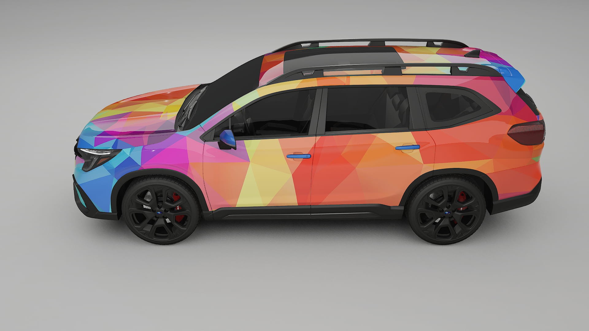 Subaru Ascent BT facelift LCI VECTOR VIBE – Kit Wrap PPF Personalizado em Filme de Poliuretano Imprimível