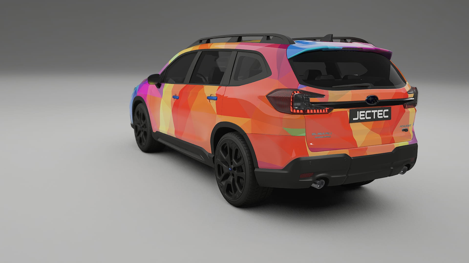 Subaru Ascent BT facelift LCI VECTOR VIBE – Kit Wrap PPF Personalizado em Filme de Poliuretano Imprimível