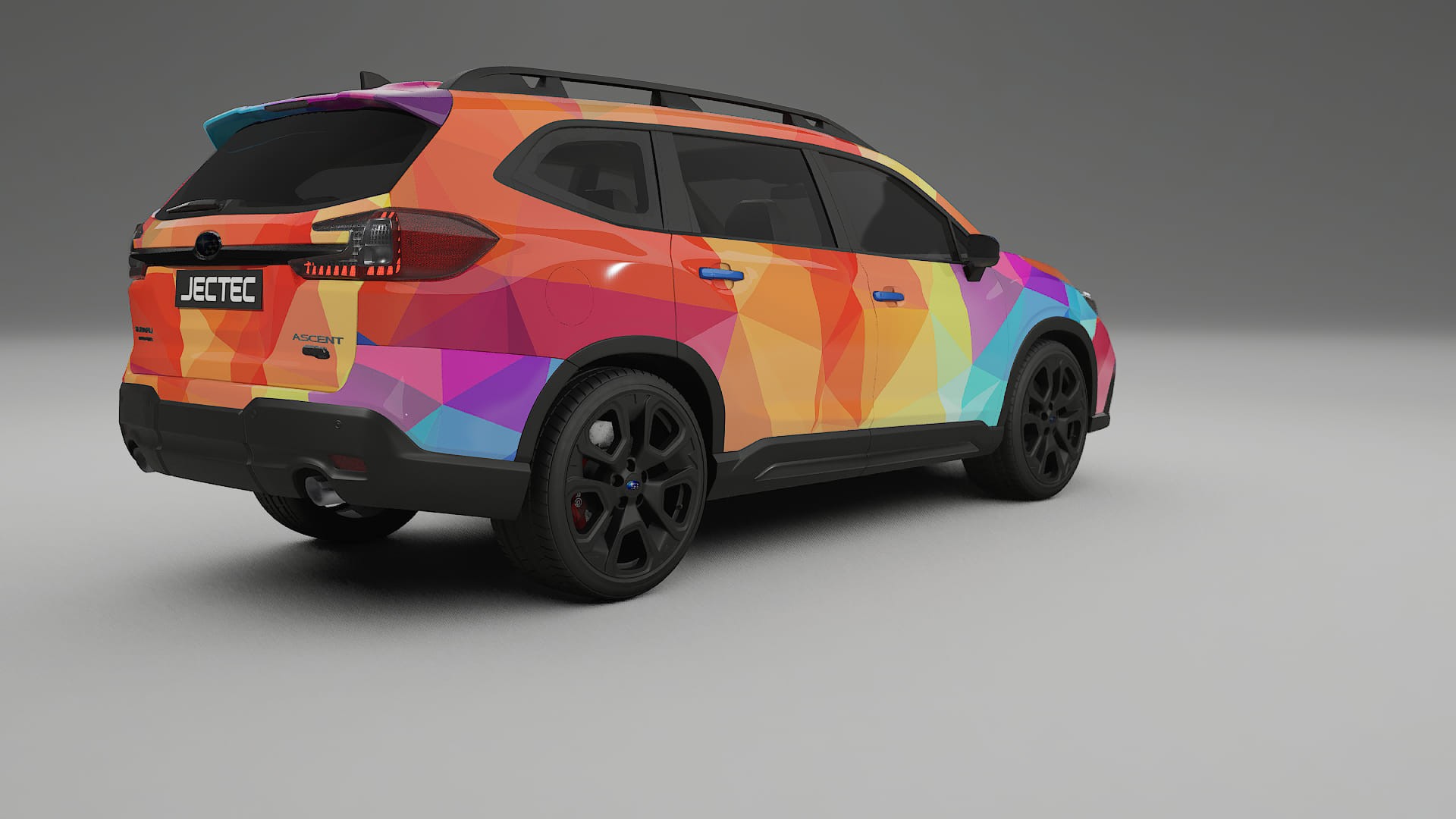 Subaru Ascent BT facelift LCI VECTOR VIBE – Kit Wrap PPF Personalizado em Filme de Poliuretano Imprimível