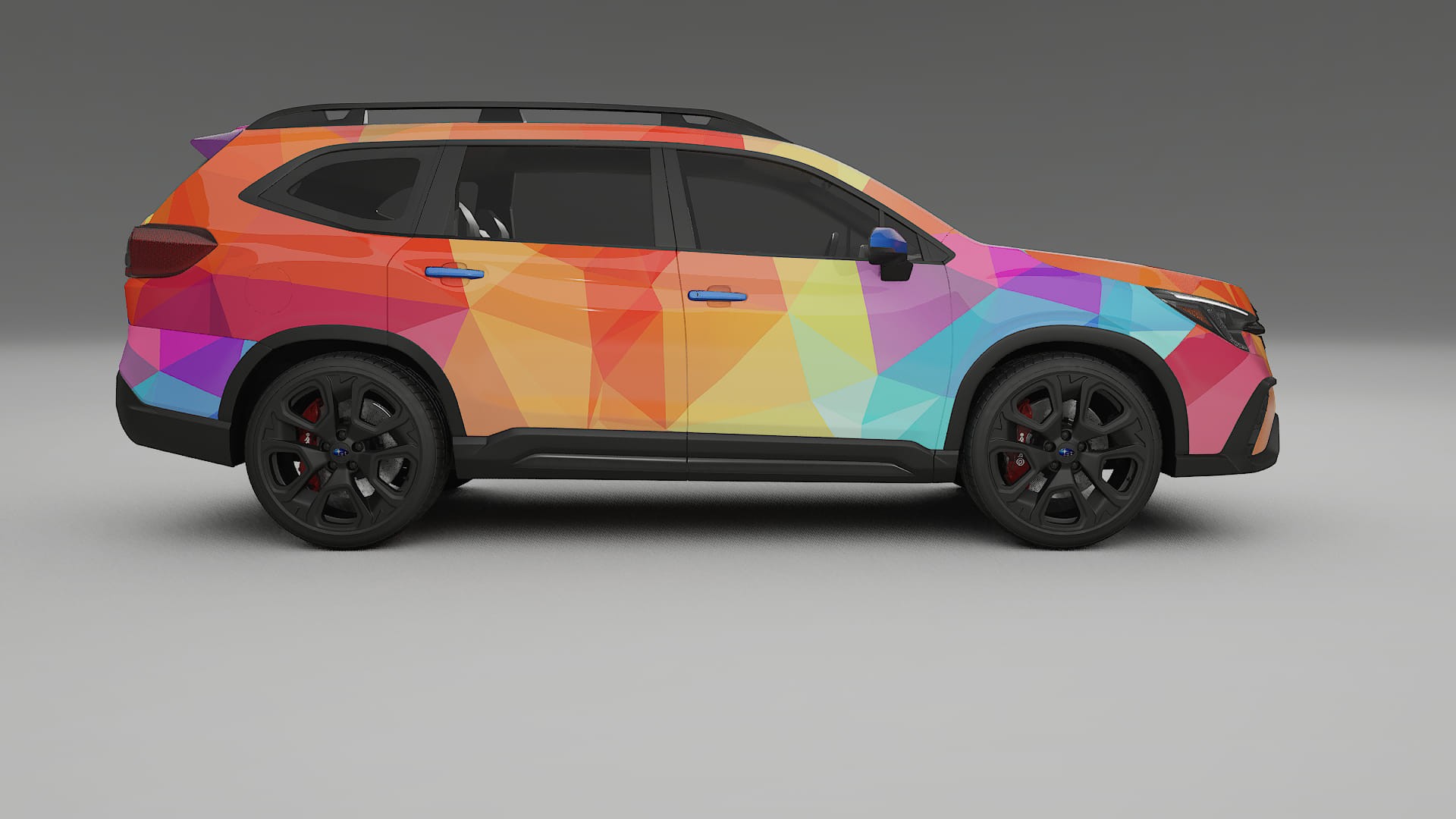 Subaru Ascent BT facelift LCI VECTOR VIBE – Kit Wrap PPF Personalizado em Filme de Poliuretano Imprimível