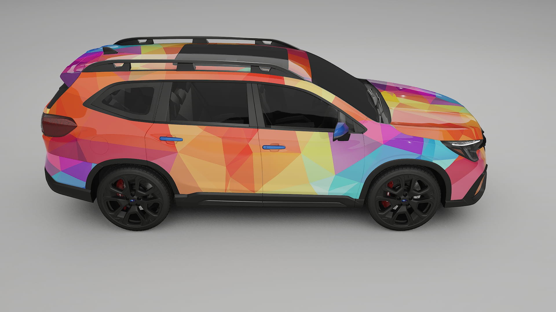 Subaru Ascent BT facelift LCI VECTOR VIBE – Kit Wrap PPF Personalizado em Filme de Poliuretano Imprimível