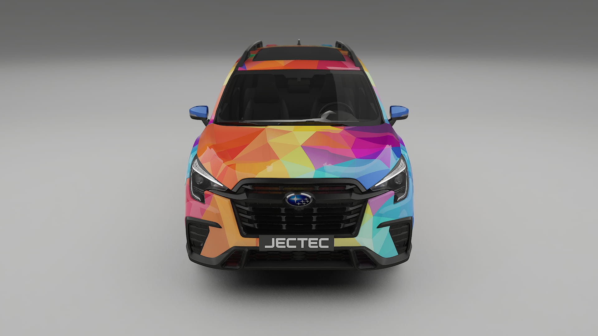 Subaru Ascent BT facelift LCI VECTOR VIBE – Kit Wrap PPF Personalizado em Filme de Poliuretano Imprimível
