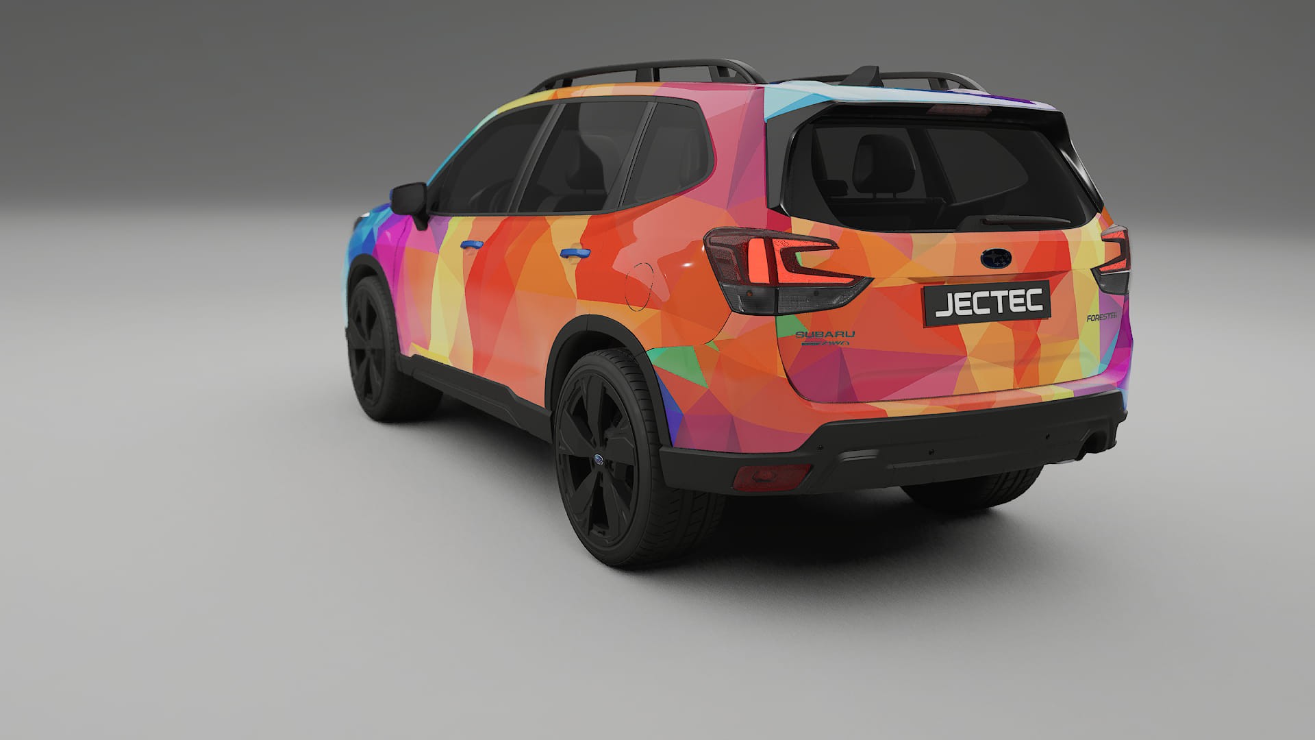 Subaru Forester V SK prefacelift pre-LCI VECTOR VIBE – Kit Wrap PPF Personalizado em Filme de Poliuretano Imprimível