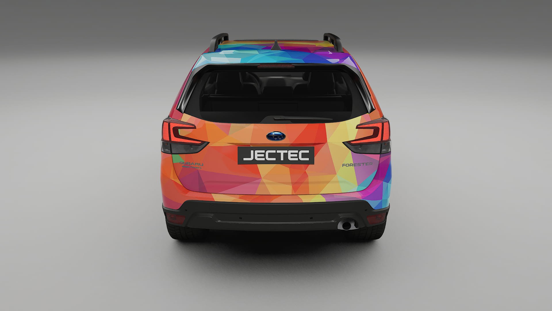 Subaru Forester V SK prefacelift pre-LCI VECTOR VIBE – Kit Wrap PPF Personalizado em Filme de Poliuretano Imprimível