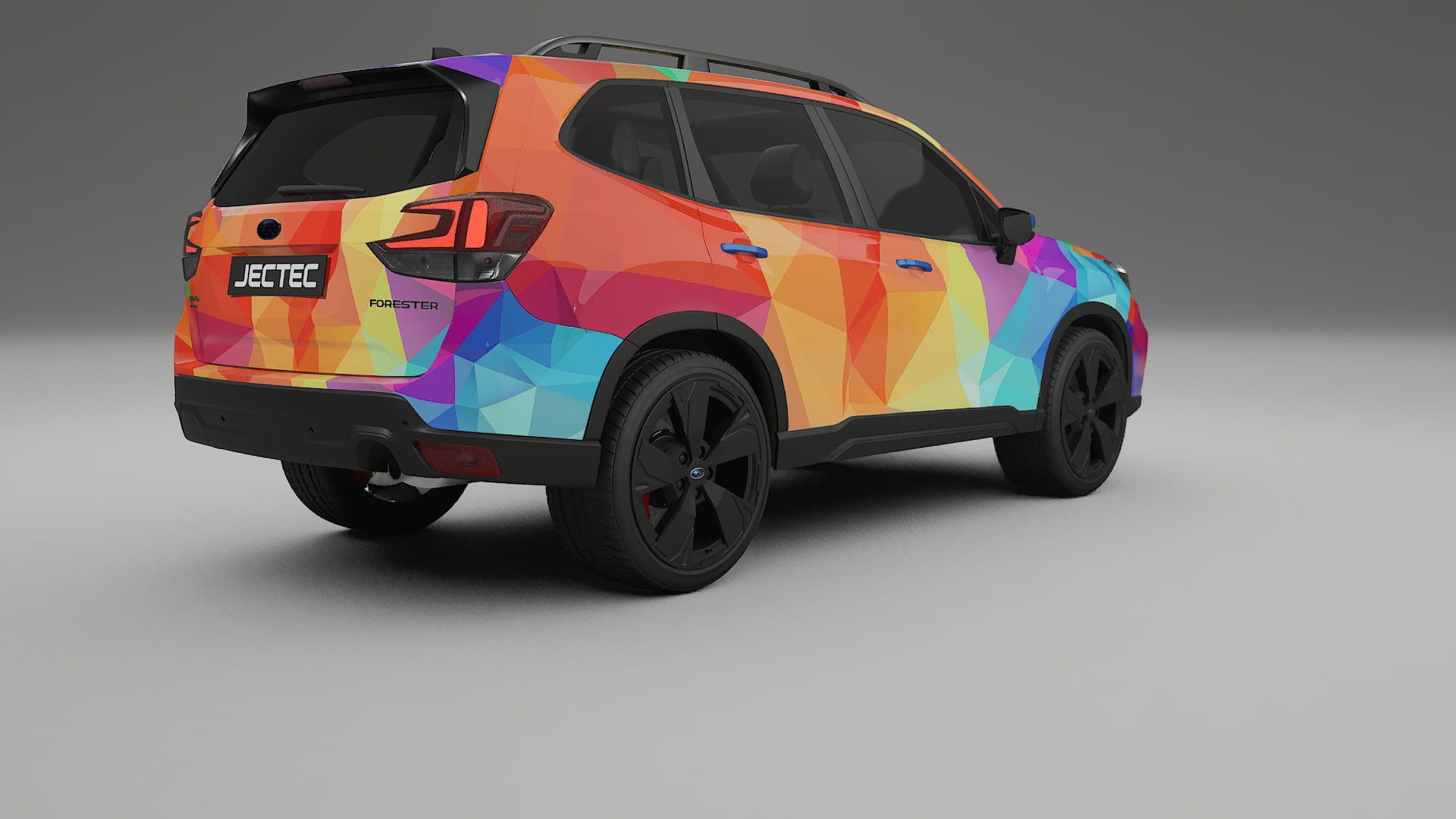 Subaru Forester V SK prefacelift pre-LCI VECTOR VIBE – Kit Wrap PPF Personalizado em Filme de Poliuretano Imprimível
