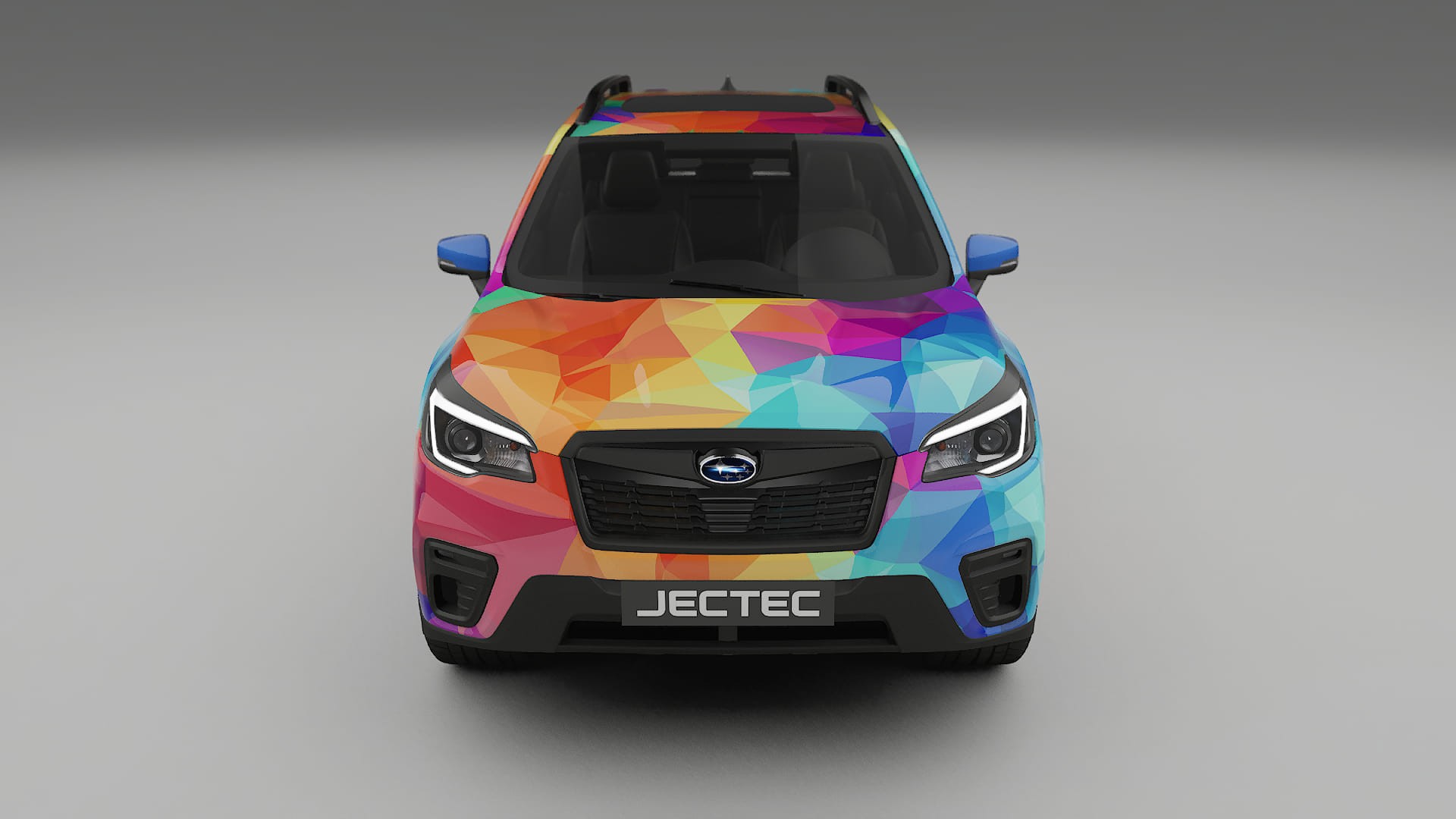 Subaru Forester V SK prefacelift pre-LCI VECTOR VIBE – Kit Wrap PPF Personalizado em Filme de Poliuretano Imprimível