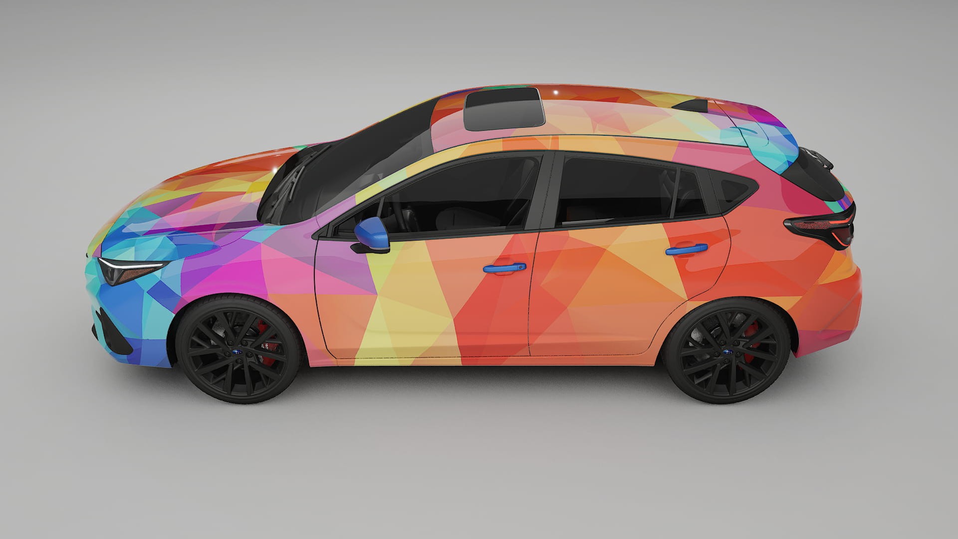 Subaru Impreza GU VECTOR VIBE – Kit Wrap PPF Personalizado em Filme de Poliuretano Imprimível