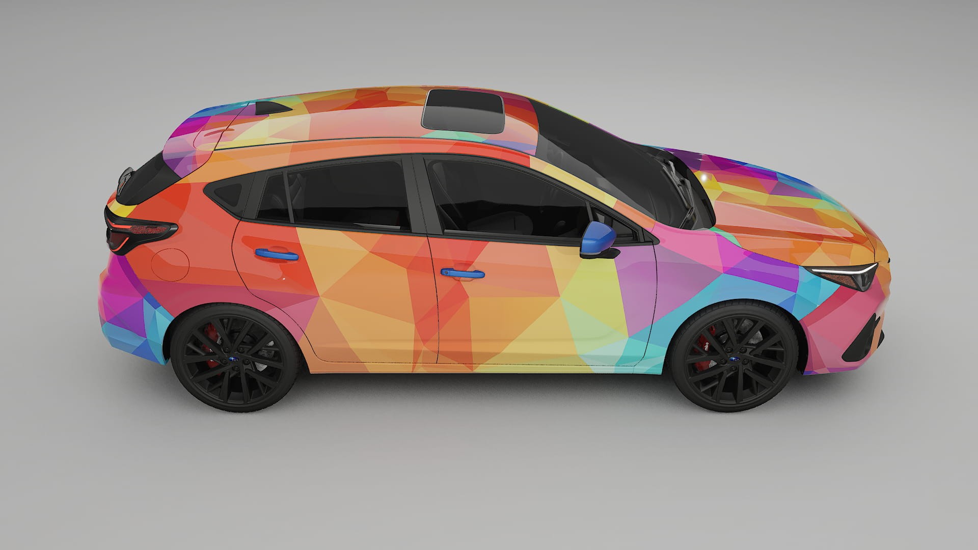 Subaru Impreza GU VECTOR VIBE – Kit Wrap PPF Personalizado em Filme de Poliuretano Imprimível