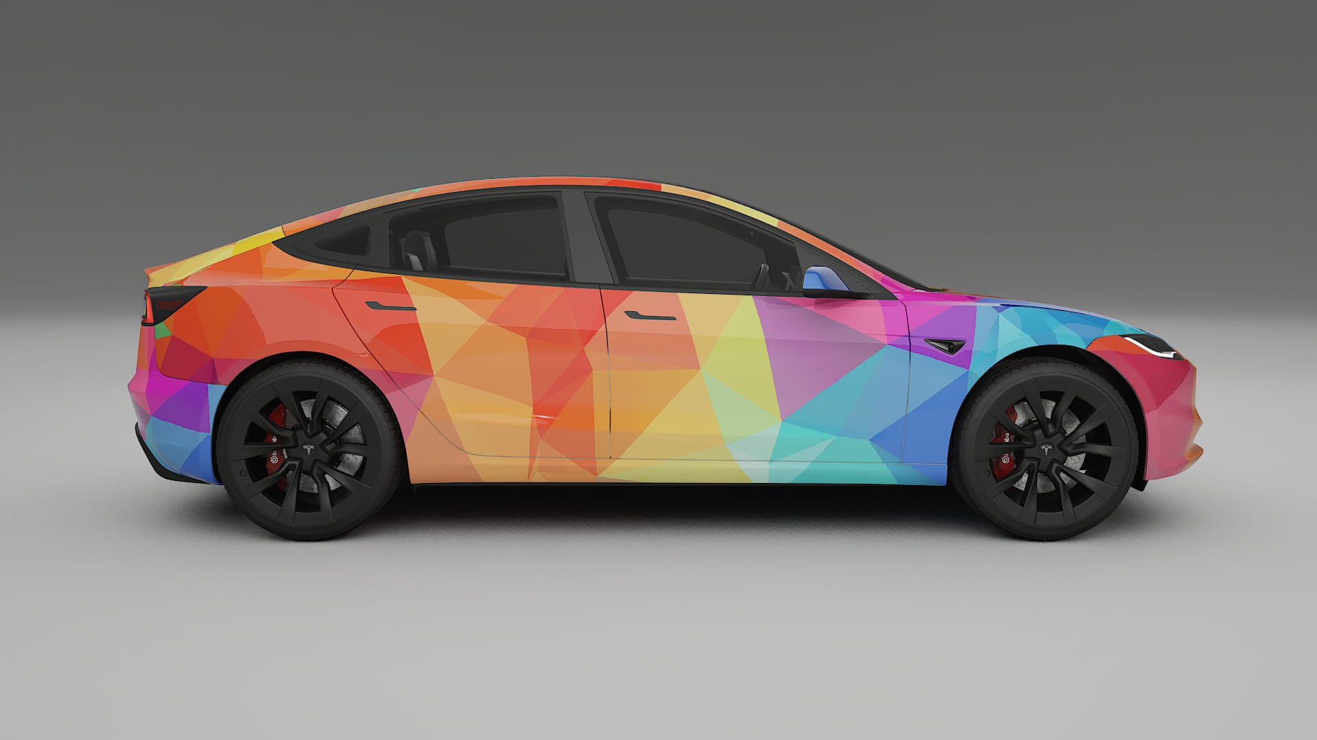 Tesla Model 3 Highland VECTOR VIBE – Kit Wrap PPF Personalizado em Filme de Poliuretano Imprimível