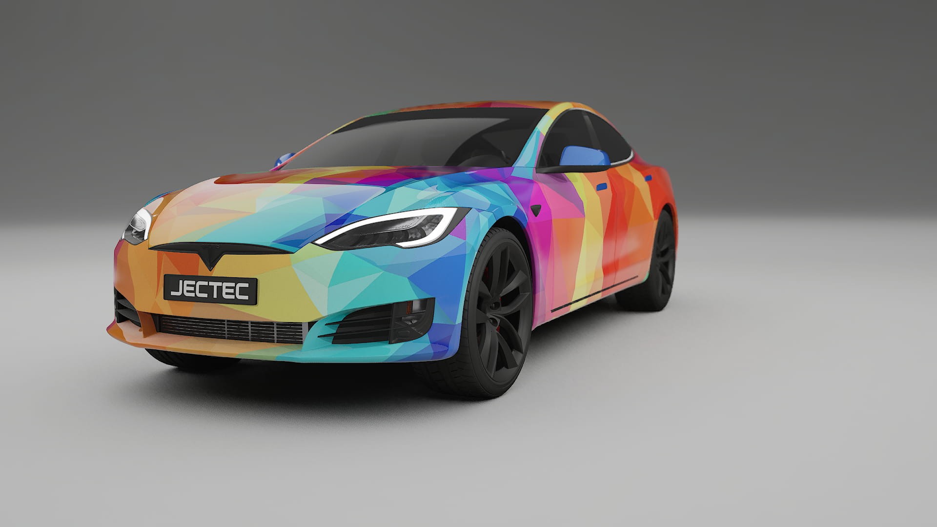 Tesla Model-S Refresh VECTOR VIBE – Kit Wrap PPF Personalizado em Filme de Poliuretano Imprimível