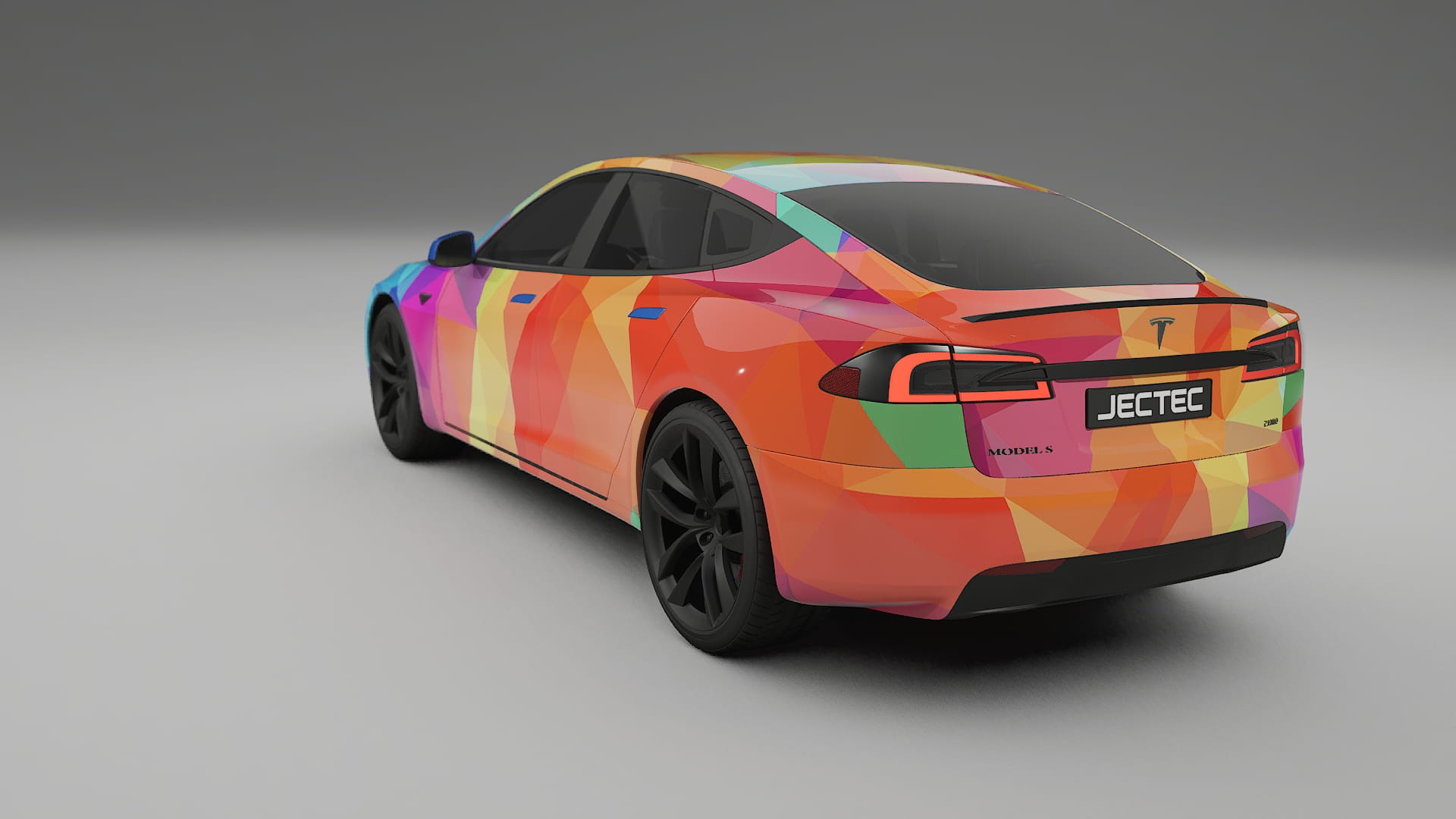 Tesla Model-S Refresh VECTOR VIBE – Kit Wrap PPF Personalizado em Filme de Poliuretano Imprimível
