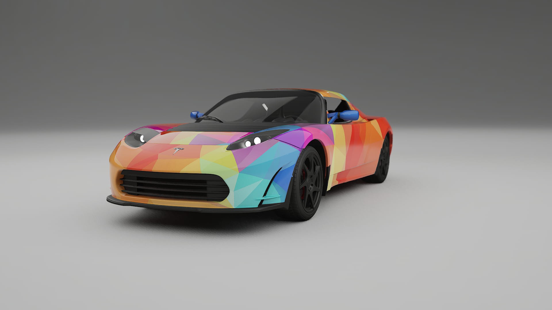 Tesla Roadster 2.5 VECTOR VIBE – Kit Wrap PPF Personalizado em Filme de Poliuretano Imprimível