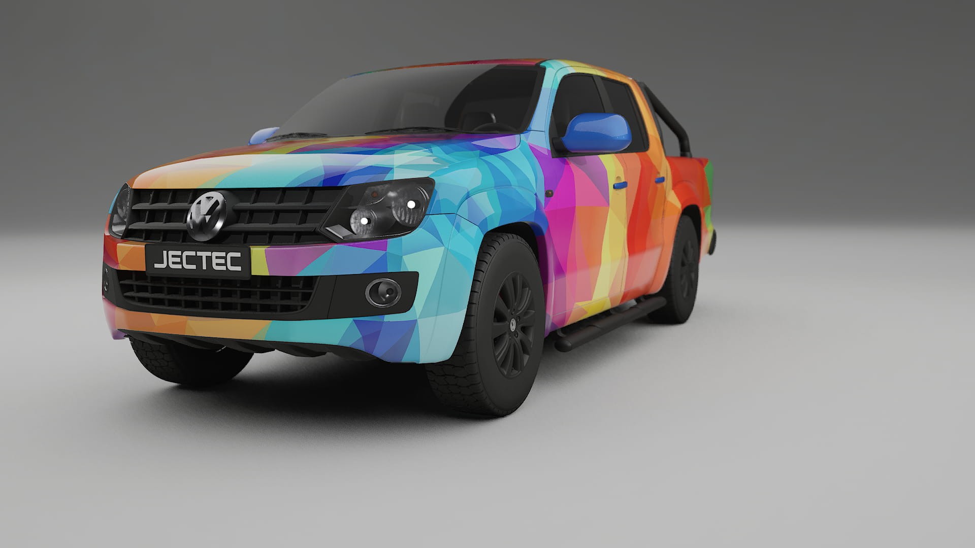 VW Amarok 2H VECTOR VIBE – Kit Wrap PPF Personalizado em Filme de Poliuretano Imprimível