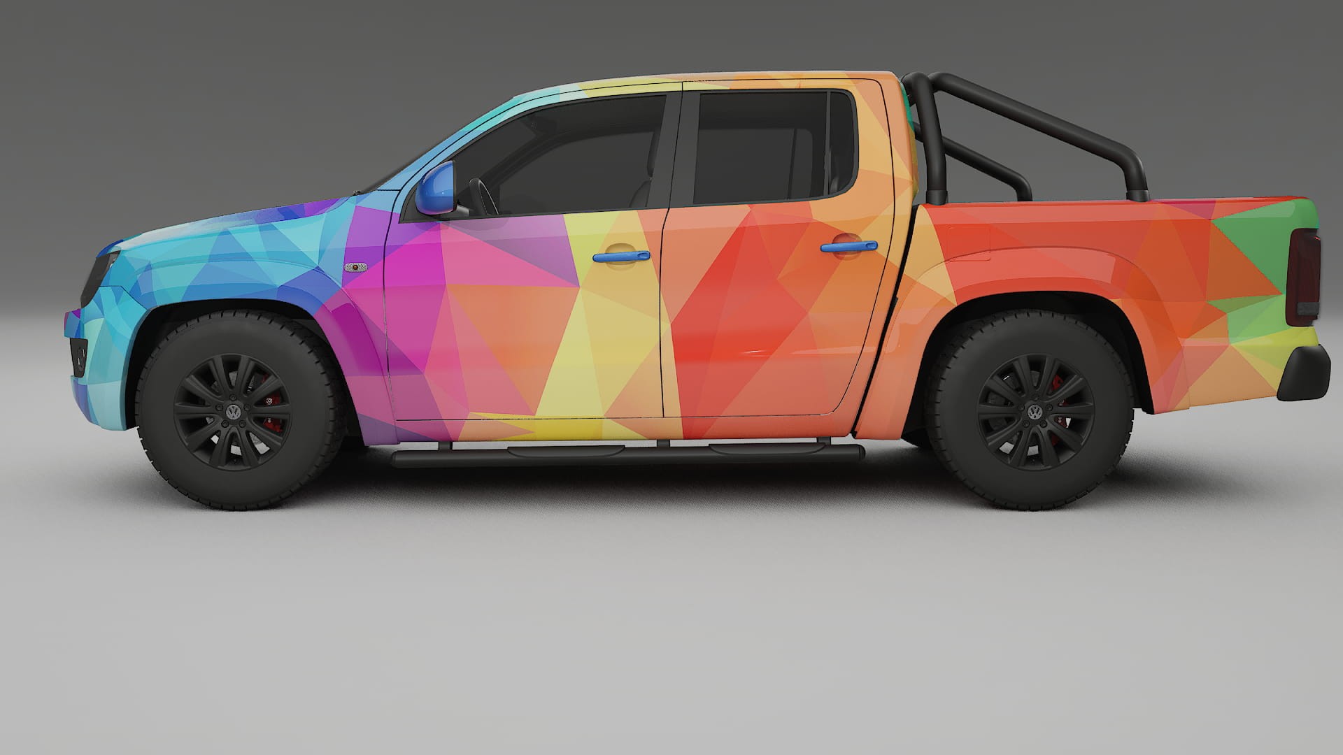 VW Amarok 2H VECTOR VIBE – Kit Wrap PPF Personalizado em Filme de Poliuretano Imprimível