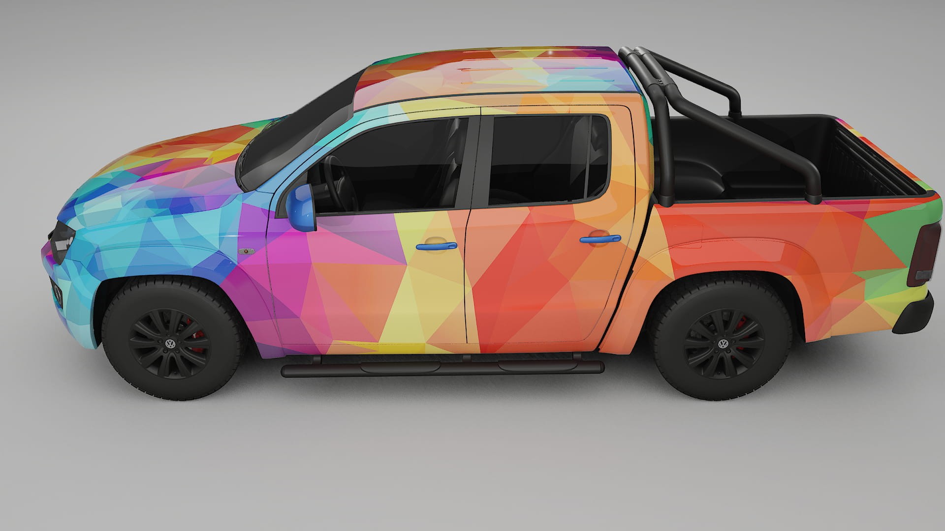 VW Amarok 2H VECTOR VIBE – Kit Wrap PPF Personalizado em Filme de Poliuretano Imprimível