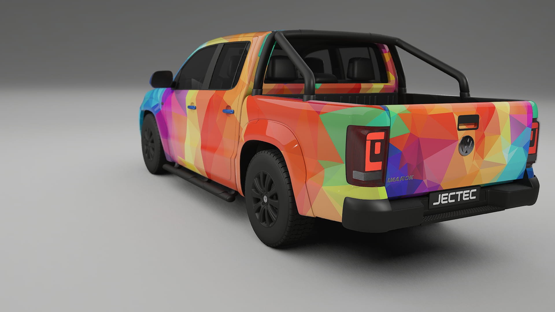 VW Amarok 2H VECTOR VIBE – Kit Wrap PPF Personalizado em Filme de Poliuretano Imprimível