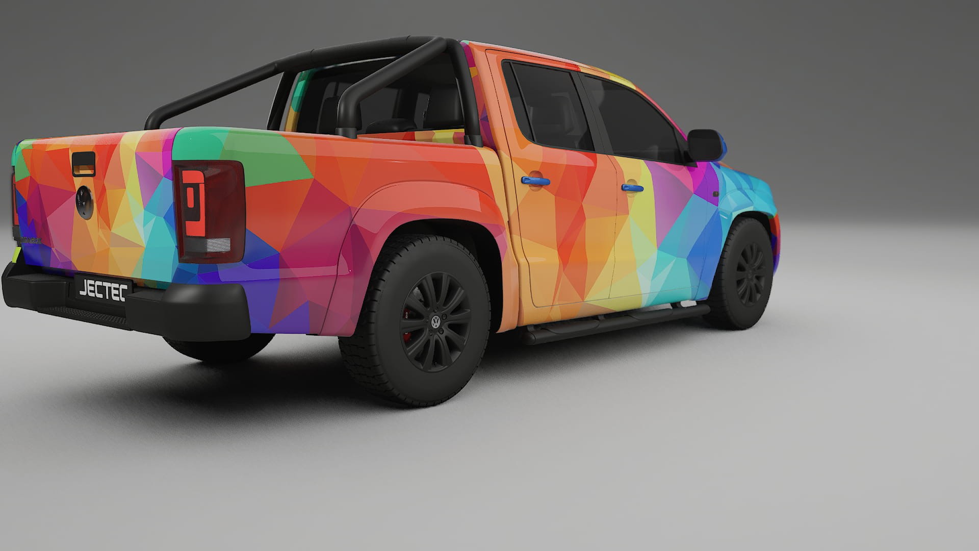 VW Amarok 2H VECTOR VIBE – Kit Wrap PPF Personalizado em Filme de Poliuretano Imprimível