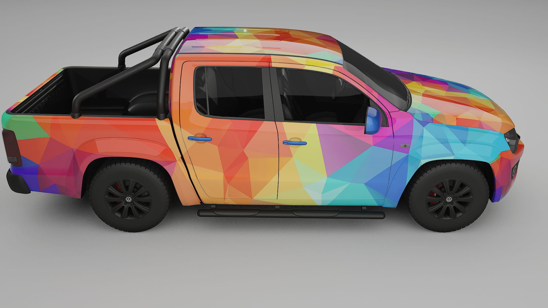 VW Amarok 2H VECTOR VIBE – Kit Wrap PPF Personalizado em Filme de Poliuretano Imprimível