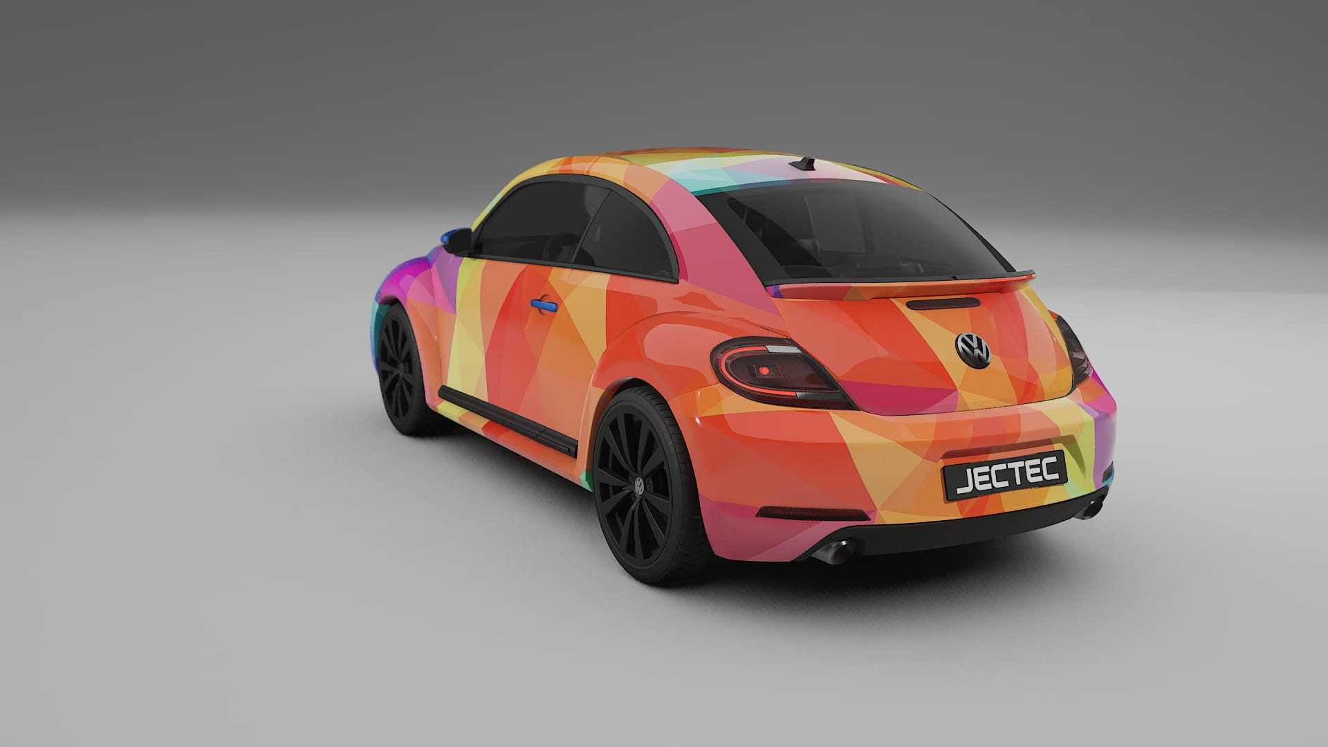 VW Beetle A5 prefacelift pre-LCI VECTOR VIBE – Kit Wrap PPF Personalizado em Filme de Poliuretano Imprimível