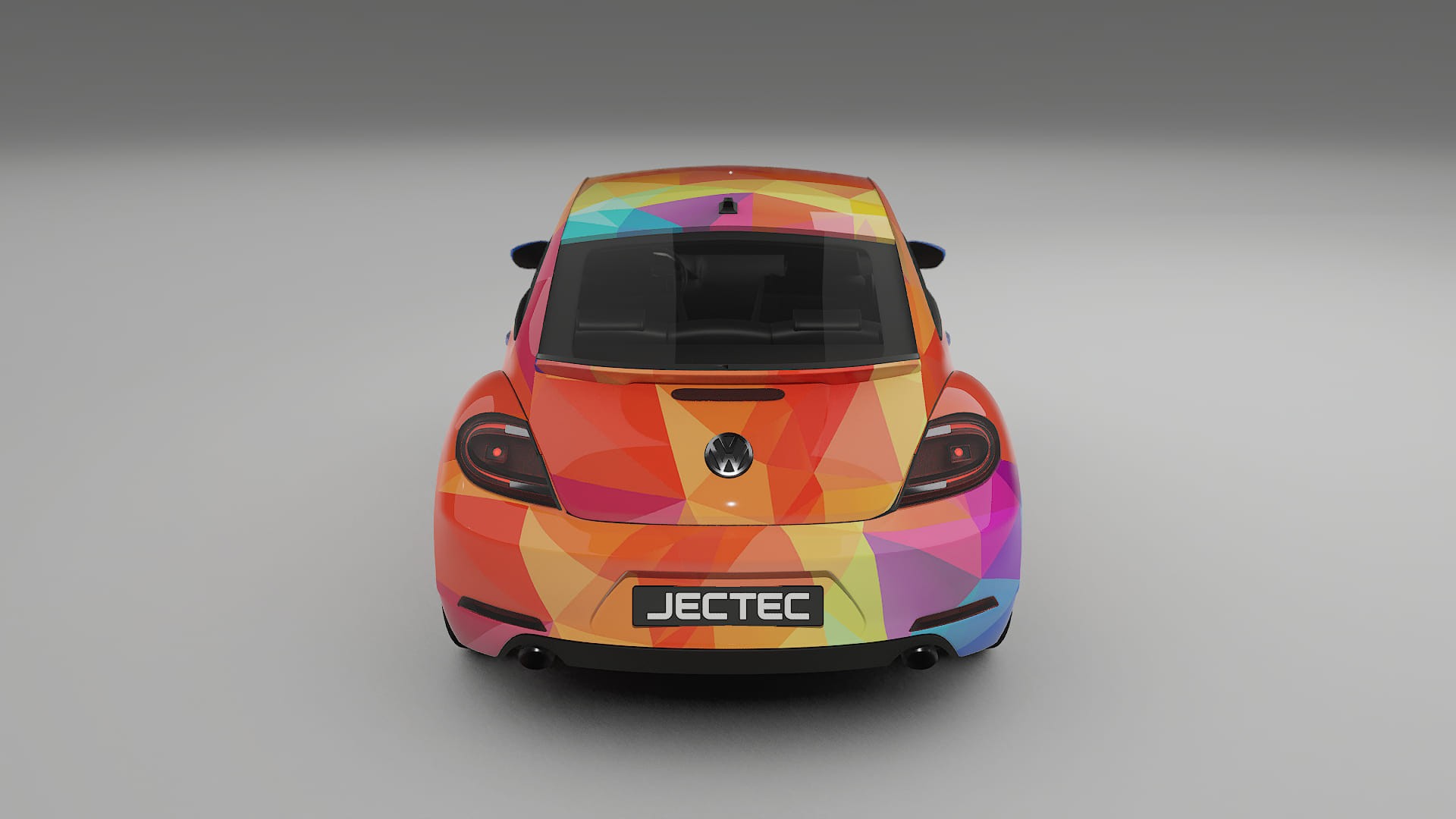 VW Beetle A5 prefacelift pre-LCI VECTOR VIBE – Kit Wrap PPF Personalizado em Filme de Poliuretano Imprimível