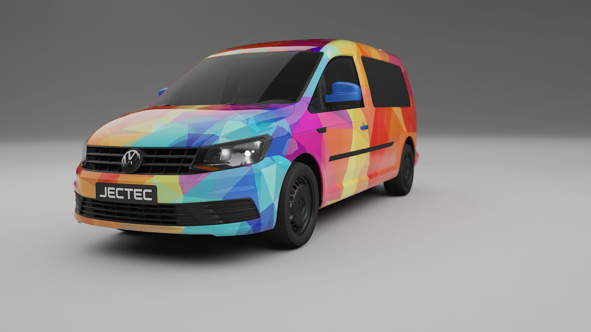 VW Caddy Maxi SB VECTOR VIBE – Kit Wrap PPF Personalizado em Filme de Poliuretano Imprimível